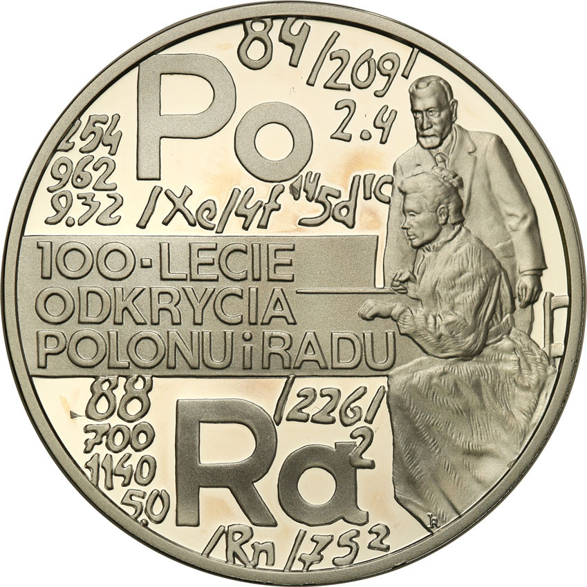 III RP. 20 złotych 1998 Polon i Rad - Skłodowska